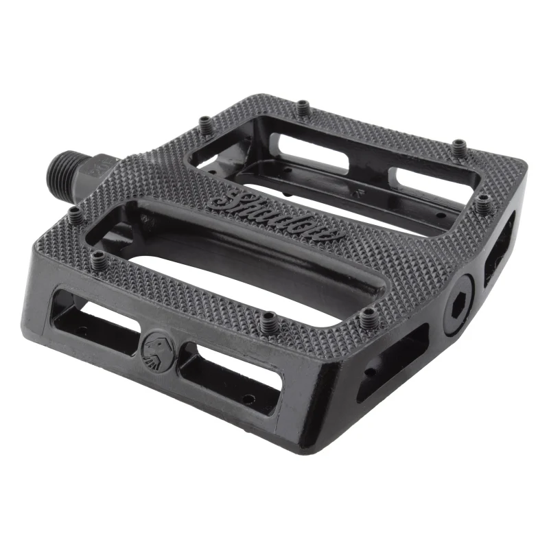 The shadow conspiracy Metal Pedal Sealed 9/16` Sealed Black Extra Pins Alloy 105x100mm
