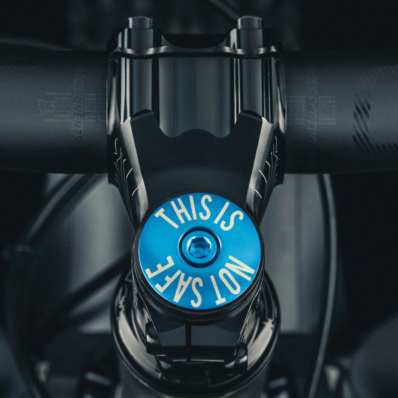 This Is Not Safe Bicycle Headset Cap - Image 2