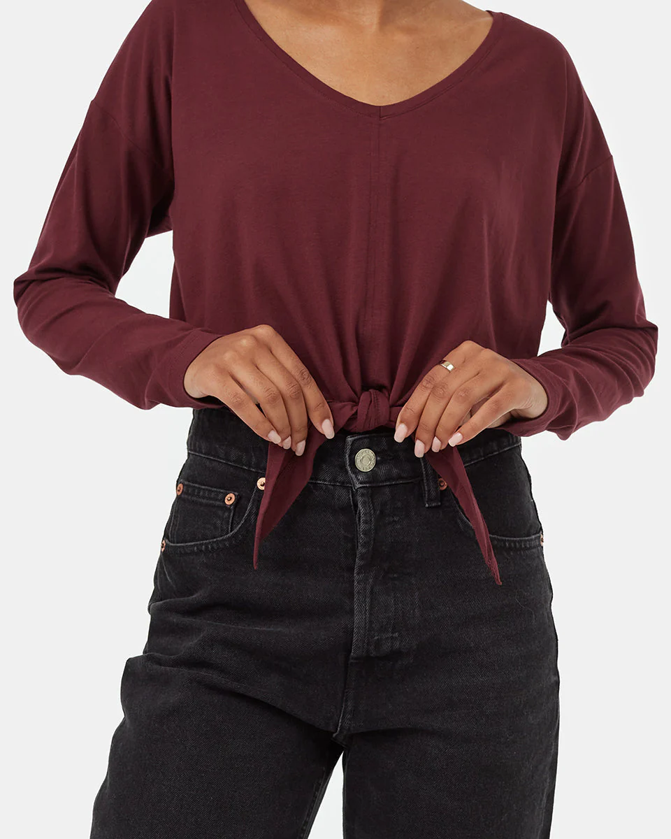 Tie Front Longsleeve - Image 5