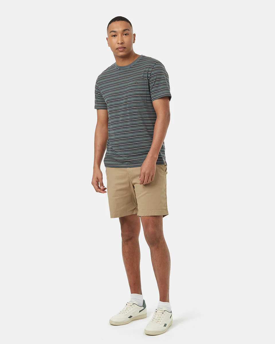 TreeBlend Stripe Button Pocket T-Shirt - Image 2