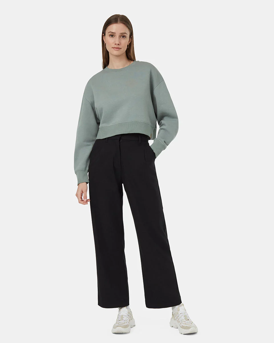 TreeFleece Oversized Cropped Crew - Image 2