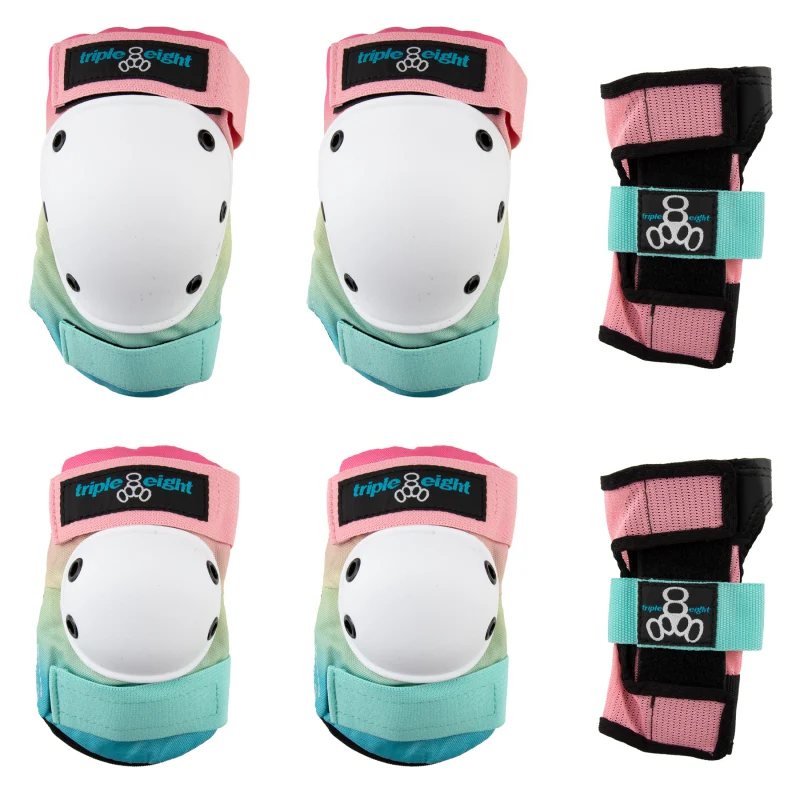 Triple eight Saver Series 3-Pack Pad Set LG Unisex Shaved Ice Fade