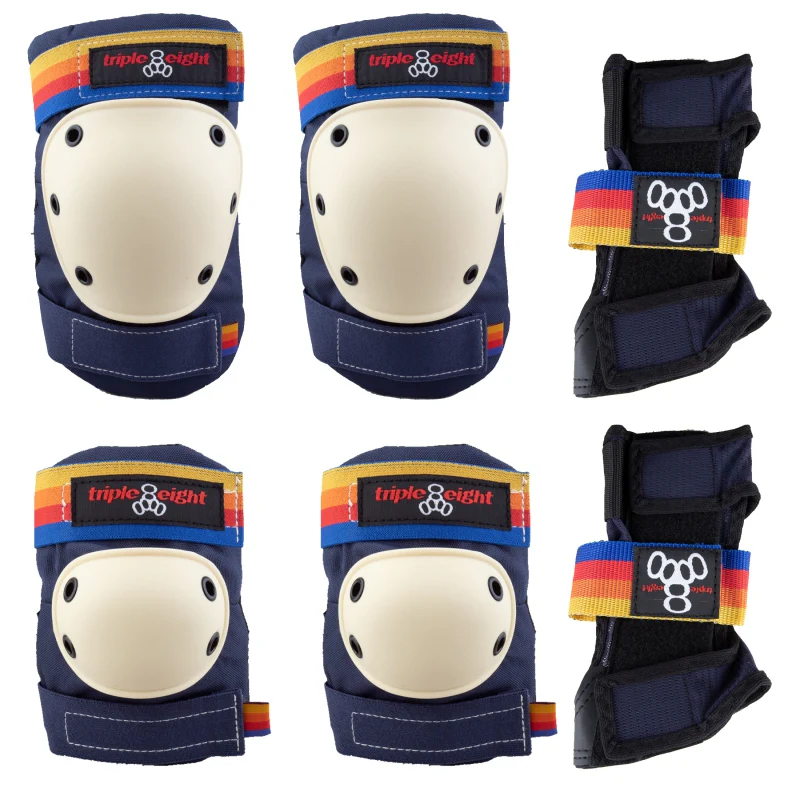 Triple eight Saver Series 3-Pack Pad Set MD Unisex Pacific Beach Blue