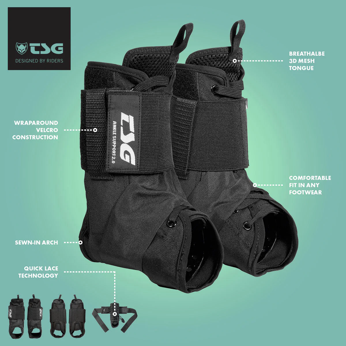 TSG - Ankle Support 2.0 - Black - Image 17
