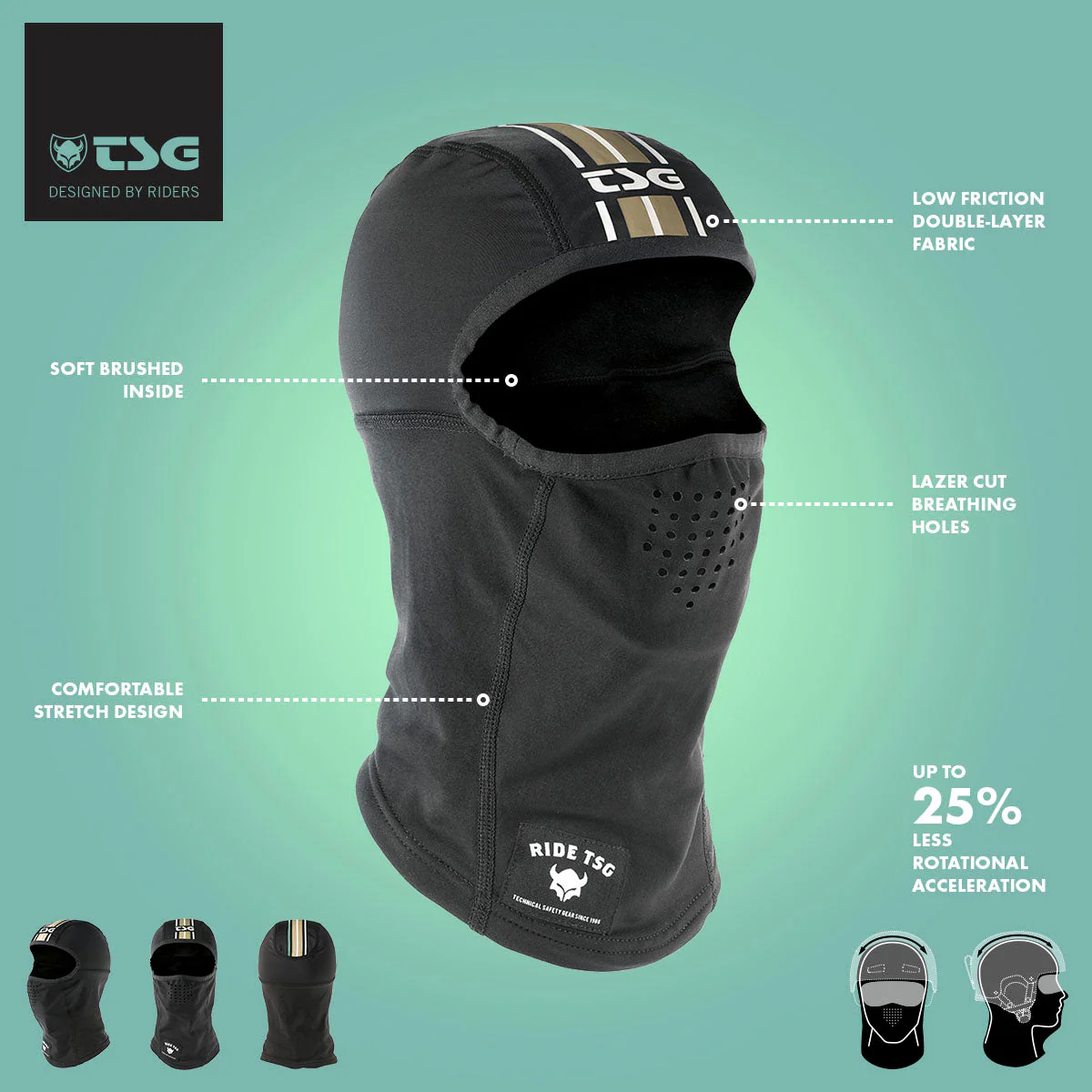 TSG - Apparel - Storm Mask Enshroud, Black-Tin, One Size - Image 7