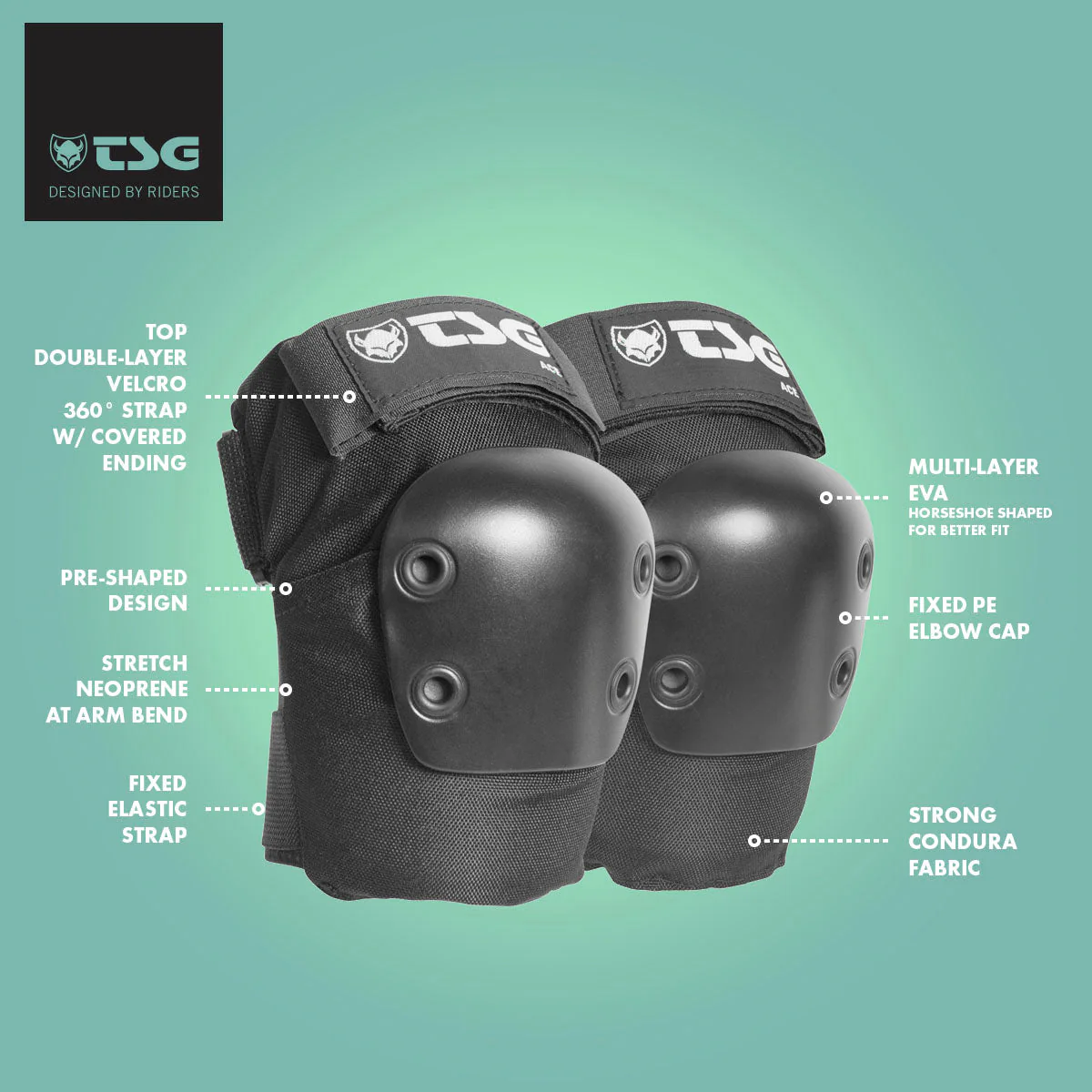 TSG - Elbowpad Ace (Skate Elbow Pads) - Image 3