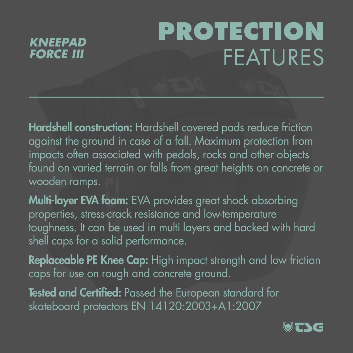 TSG - Kneepad Force III (Skate Knee Pads) - Image 6