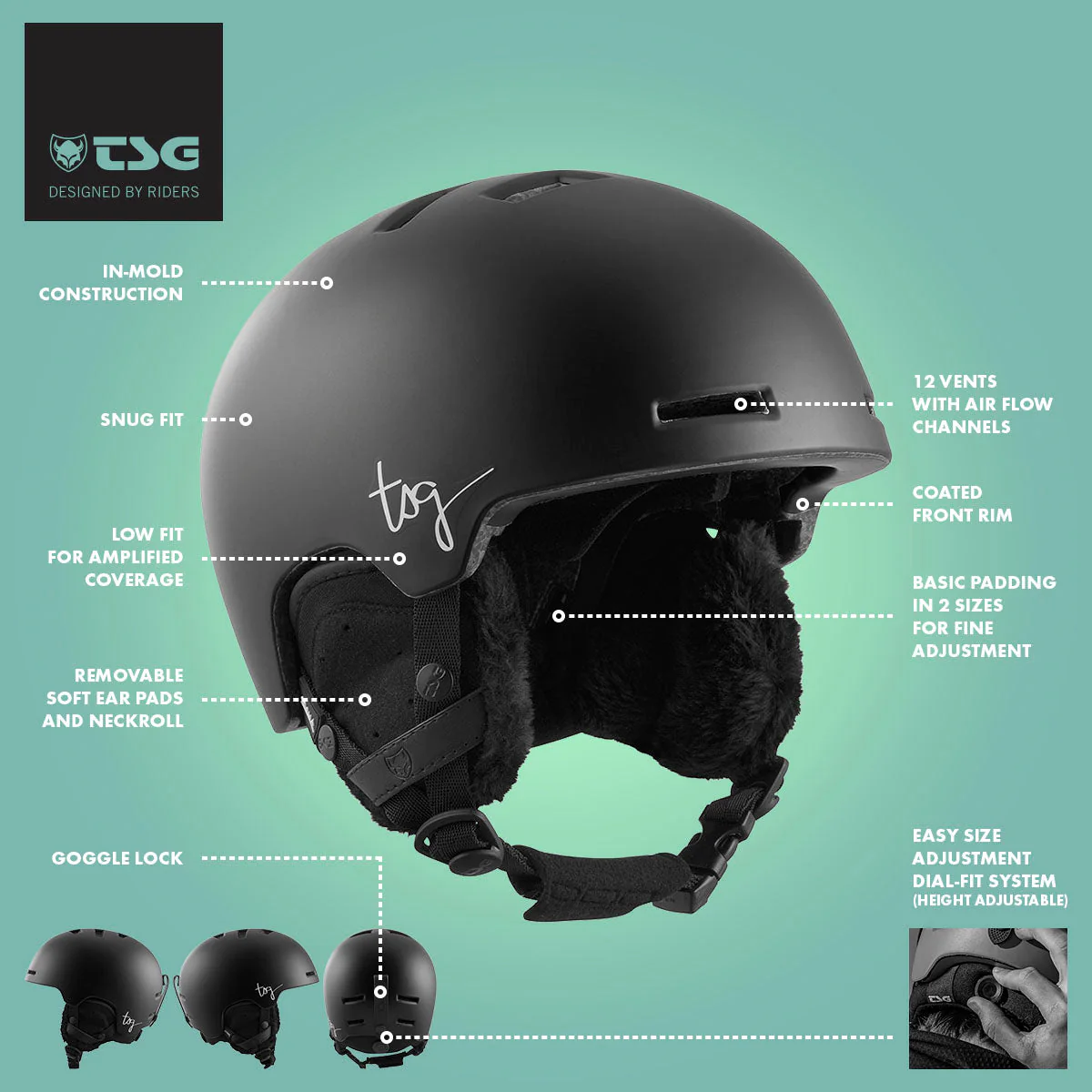 TSG - Women's Ski/Snowboard Helmet - Cosma 2.0 - Image 5