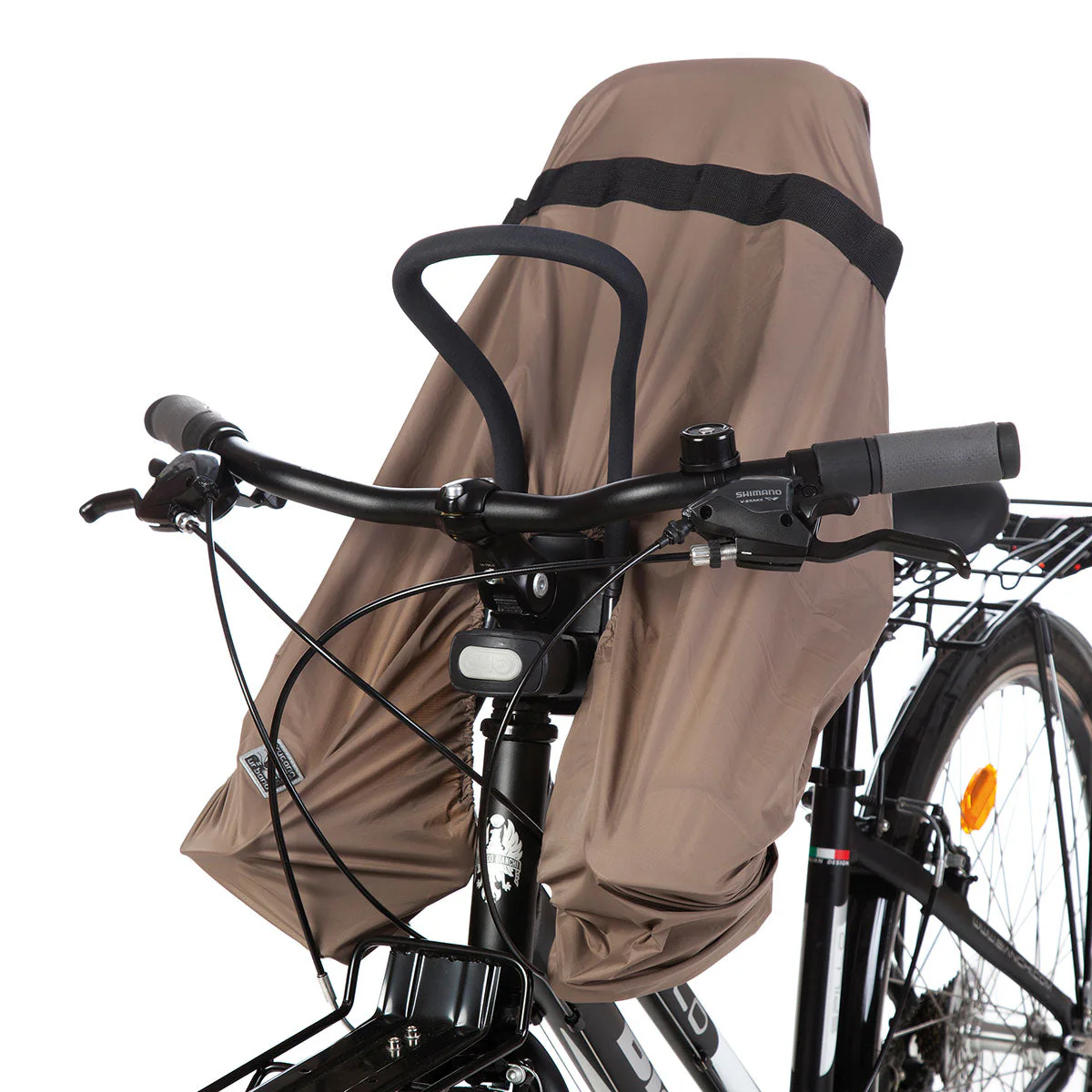 Tucano Urbano -  Bicycle Rain Cape - GARIBALDINA OPOSSUM® - Dove–Grey - Image 6