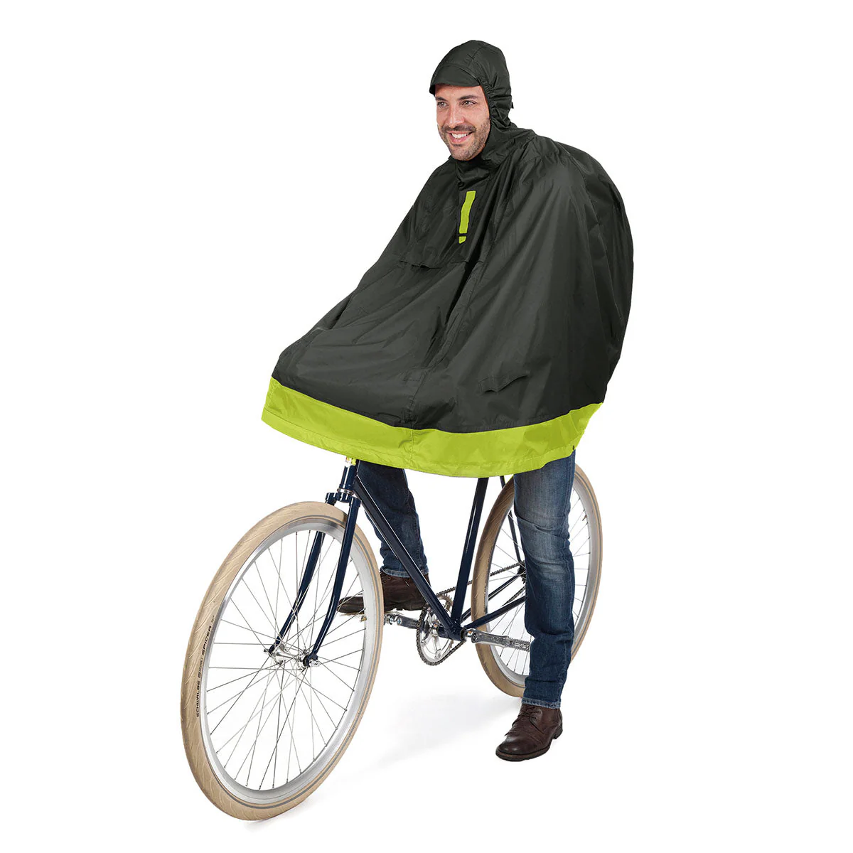 Tucano Urbano - Bicycle Rain Cape - GARIBALDINA PLUS - Airborne Green - Image 3