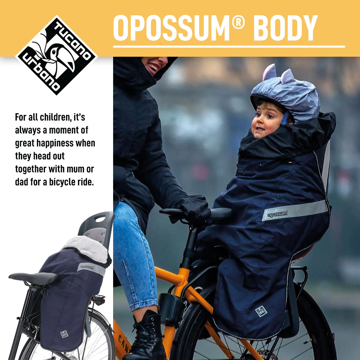 Tucano Urbano - Thermal Child Seat Cover - OPOSSUM® BODY & HOOD Bundle - Image 11