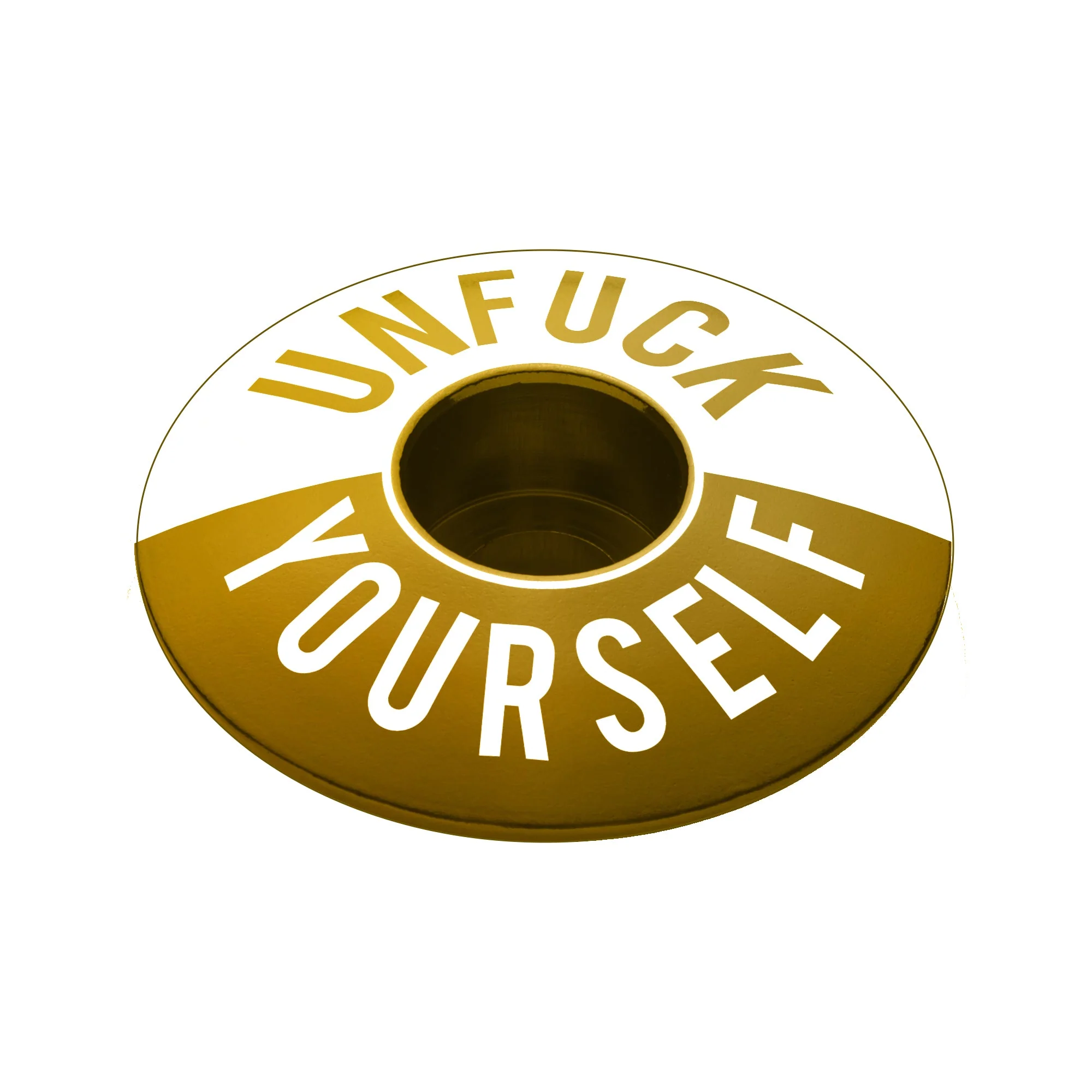Unfuck Yourself Bicycle Headset Cap - Image 14