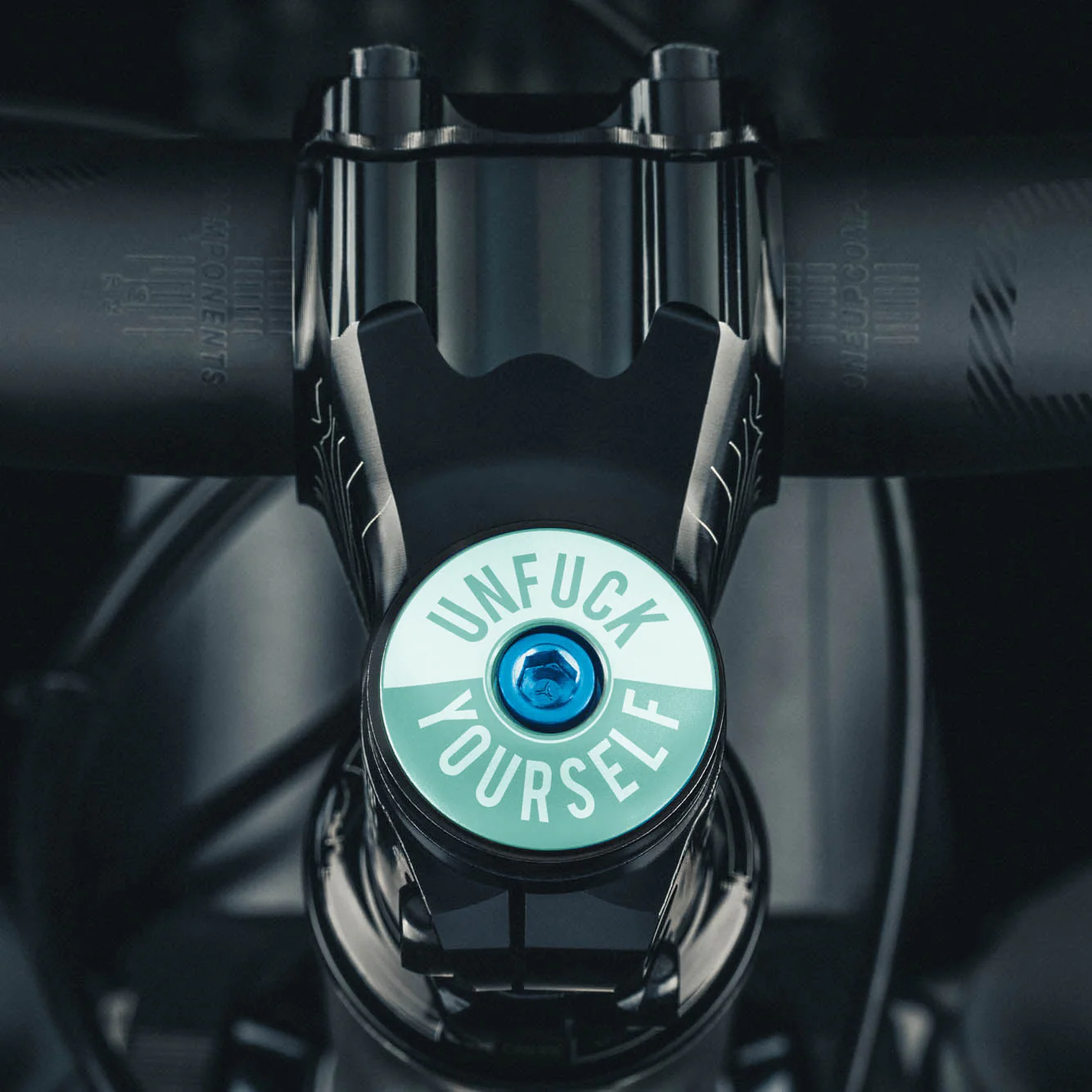 Unfuck Yourself Bicycle Headset Cap - Image 17
