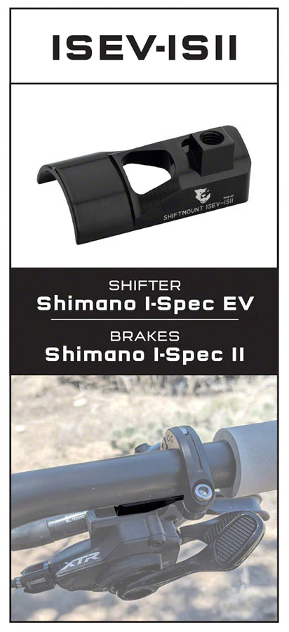 Wolf Tooth ShiftMount I-Spec-EV Shifter to I-Spec-II Brake - Image 2