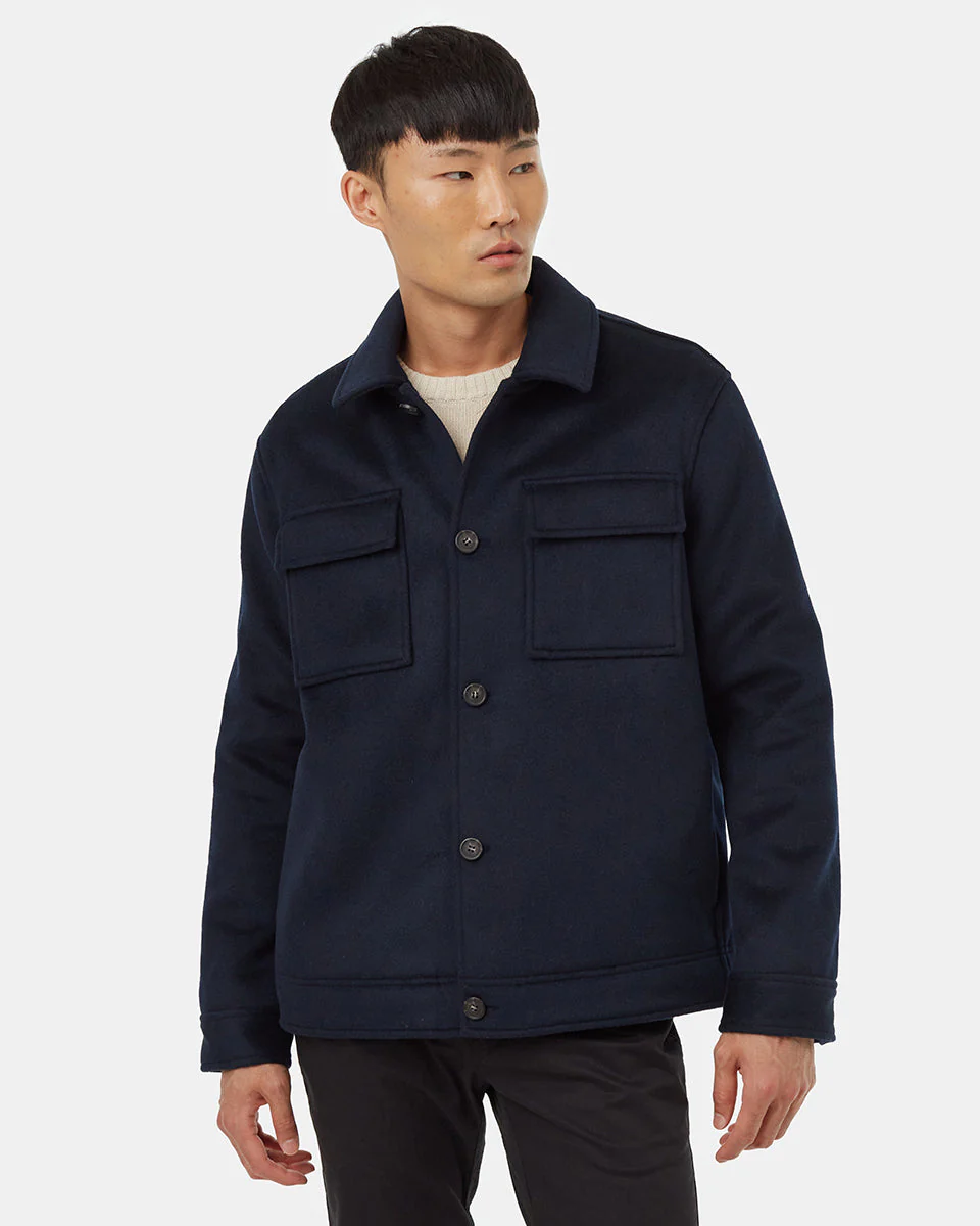 Wool Button Down Shacket - Image 4