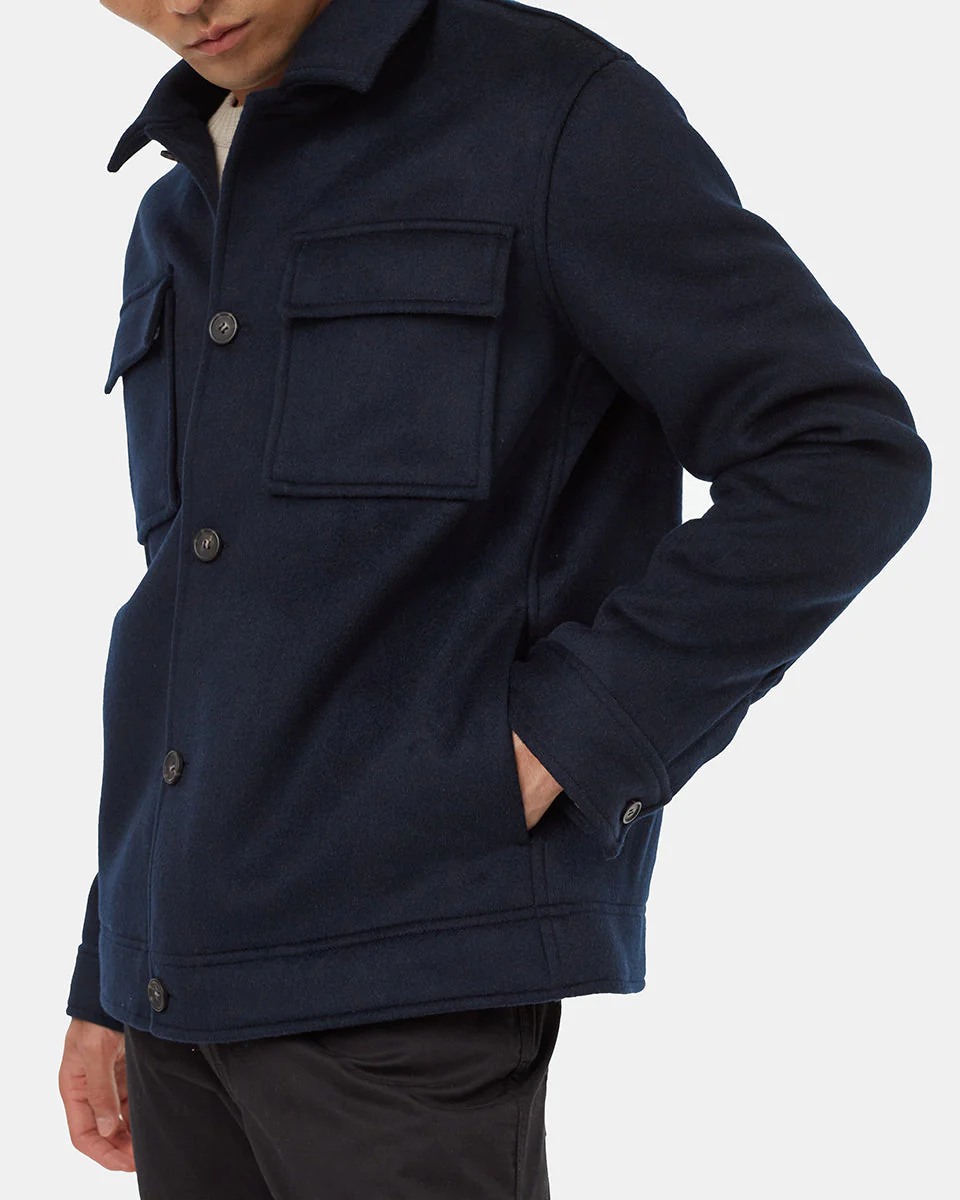 Wool Button Down Shacket - Image 6
