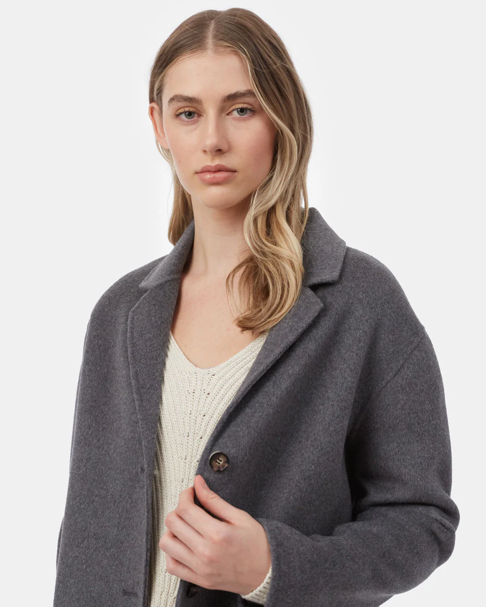 Wool Longline Coat - Image 6