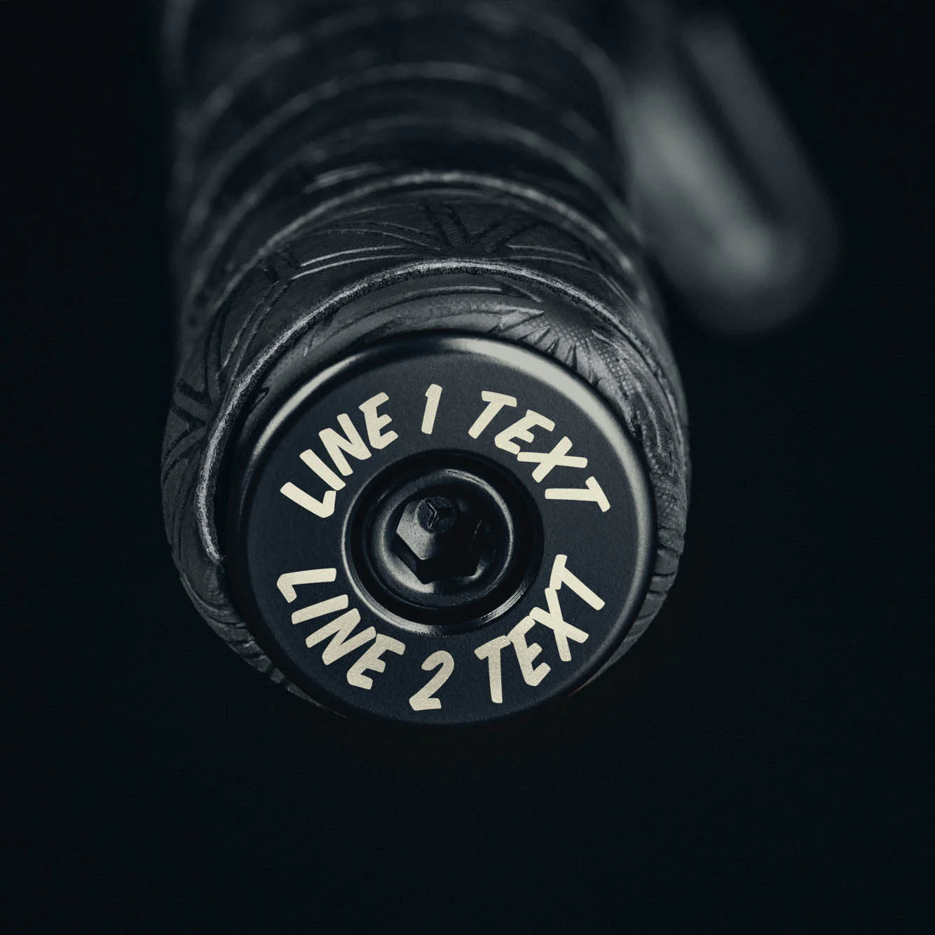 You Say It Best - Custom Text Bicycle Bar End Plugs - Image 2