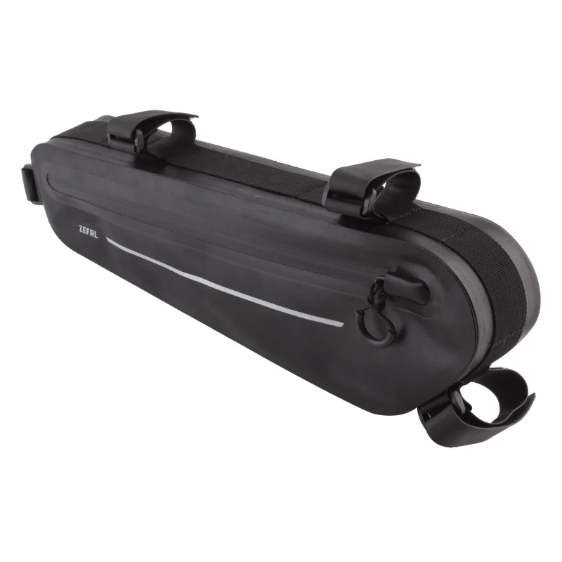 Zefal Z Adventure Frame Bag Velcro Straps 16.9x4.5x2.5` 201 c.i. Black