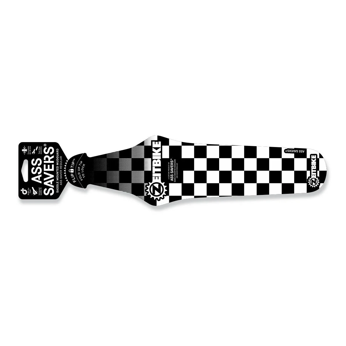 ZEITBIKE ASS SAVERS - CHECKERED - Gen 4 - Regular - Image 3