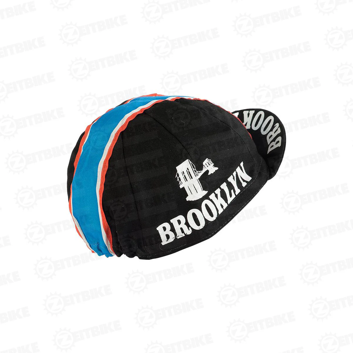 ZEITBIKE - Vintage Cycling Cap - Brooklyn - Black - Image 2