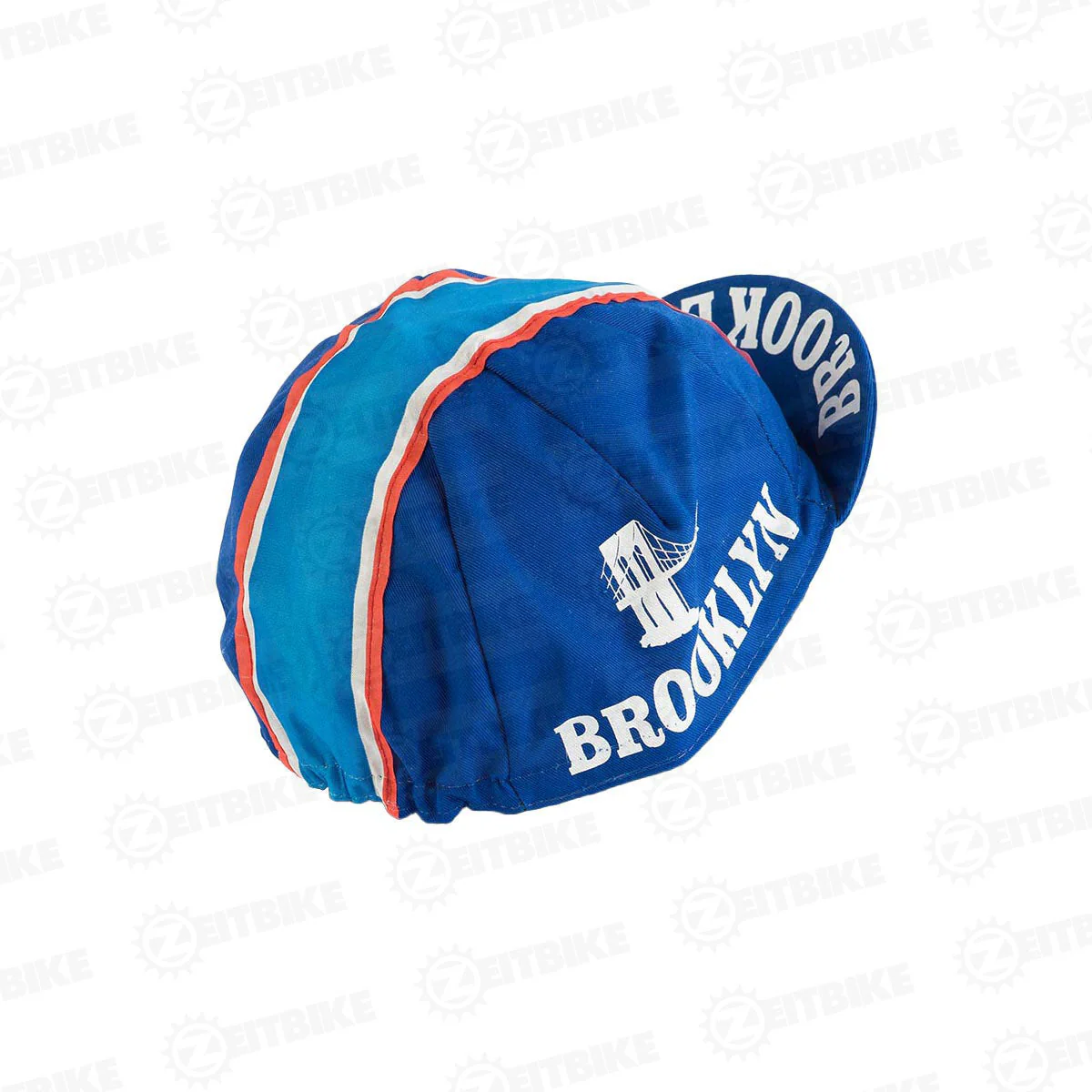 ZEITBIKE - Vintage Cycling Cap- Brooklyn Blue - Image 2