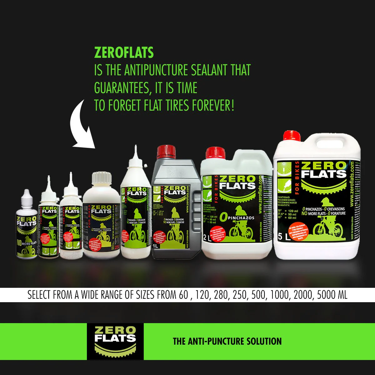 ZeroFlats Anti-puncture Sealant (500 ml) - Image 4