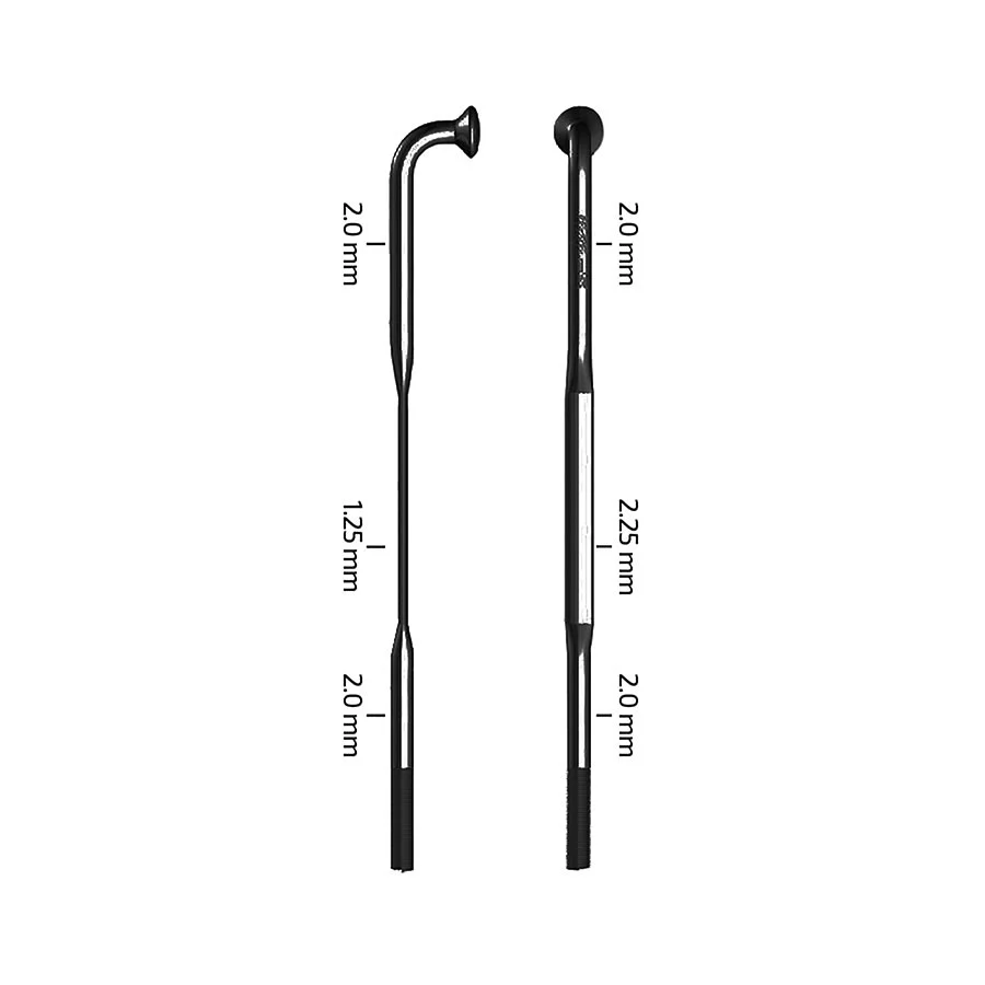 Zipp CX-Sprint Black J-Bend TCS Spokes Sapim CX-Sprint Black Length: 284 3pcs